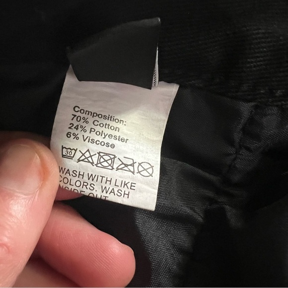 SHEIN Black Denim Cargo Pants size Petite XS - Picture 6 of 9